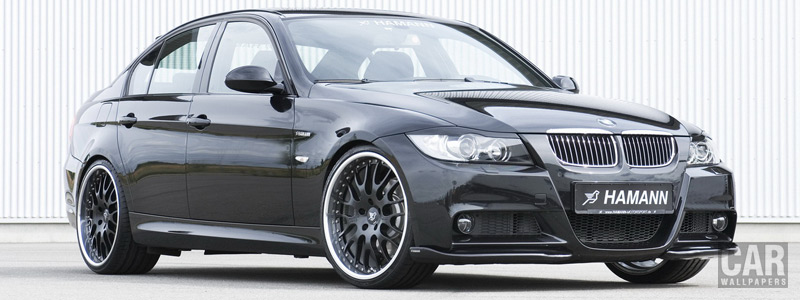 ќбои тюнинг автомобилей Hamann BMW 3-Series E90 Sedan Black - Car wallpapers