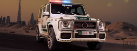 Brabus B63S-700 Widestar Mercedes-Benz G63 AMG Dubai Police - 2013